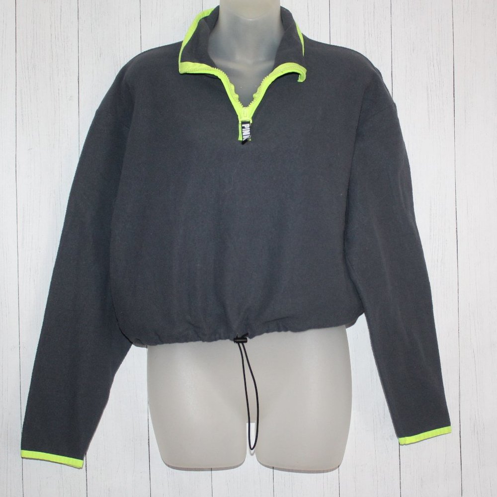 PINK Victoria's Secret Cropped Fleece Adult Med Ho